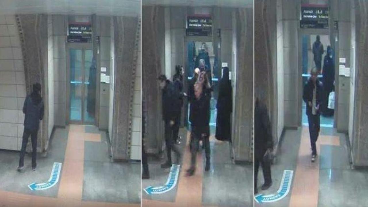 Metro durağında başörtülü kadına çirkin saldırı! 