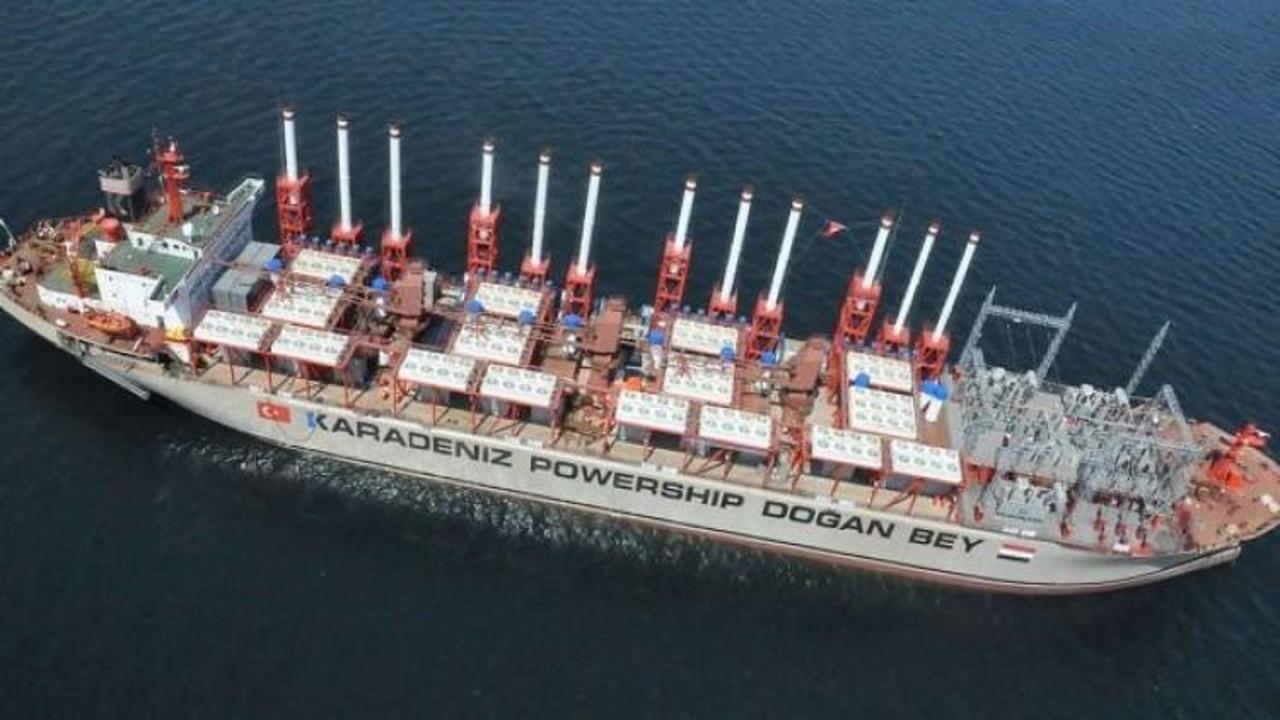 Türk enerji gemisi Afrika`da elektrik üretecek
