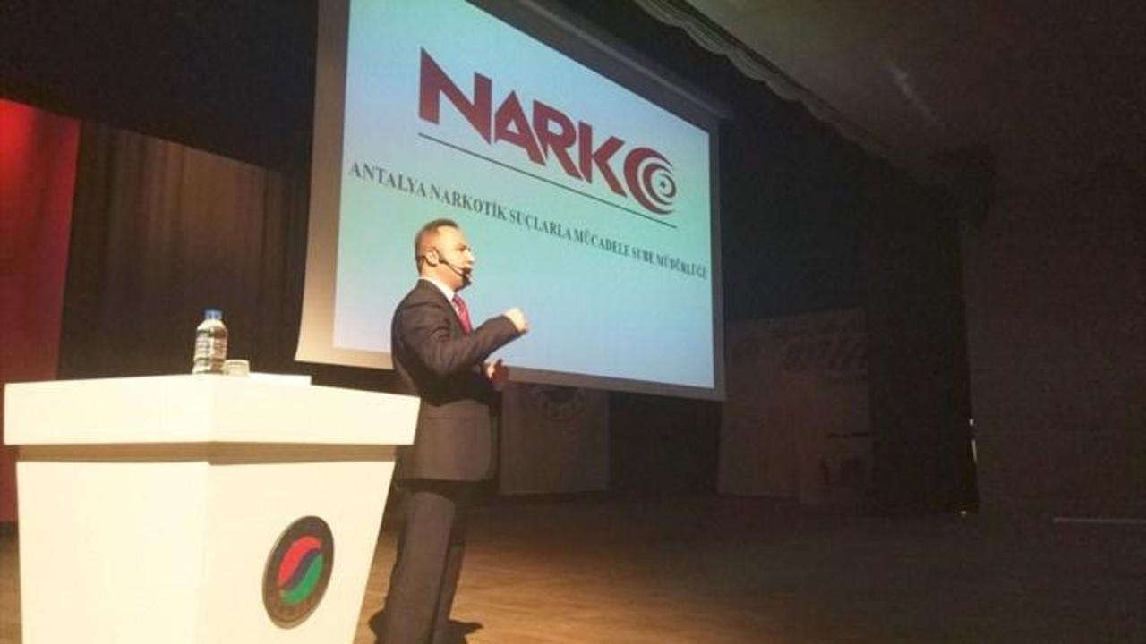 Antalya'da "uyuşturucu ile mücadele" eğitimi