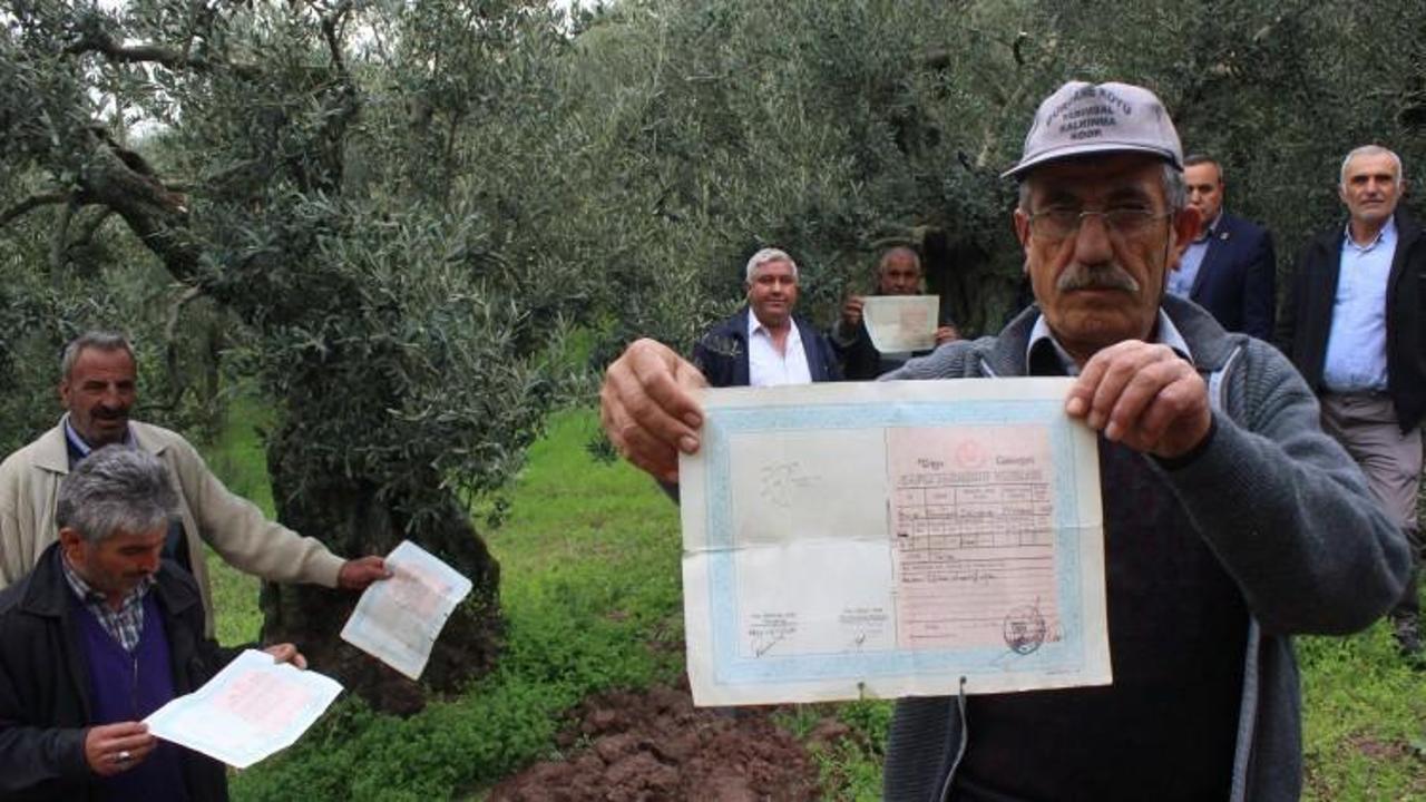 Arazilerini ormana kaptıran k&ouml;yl&uuml;lerden eylem!