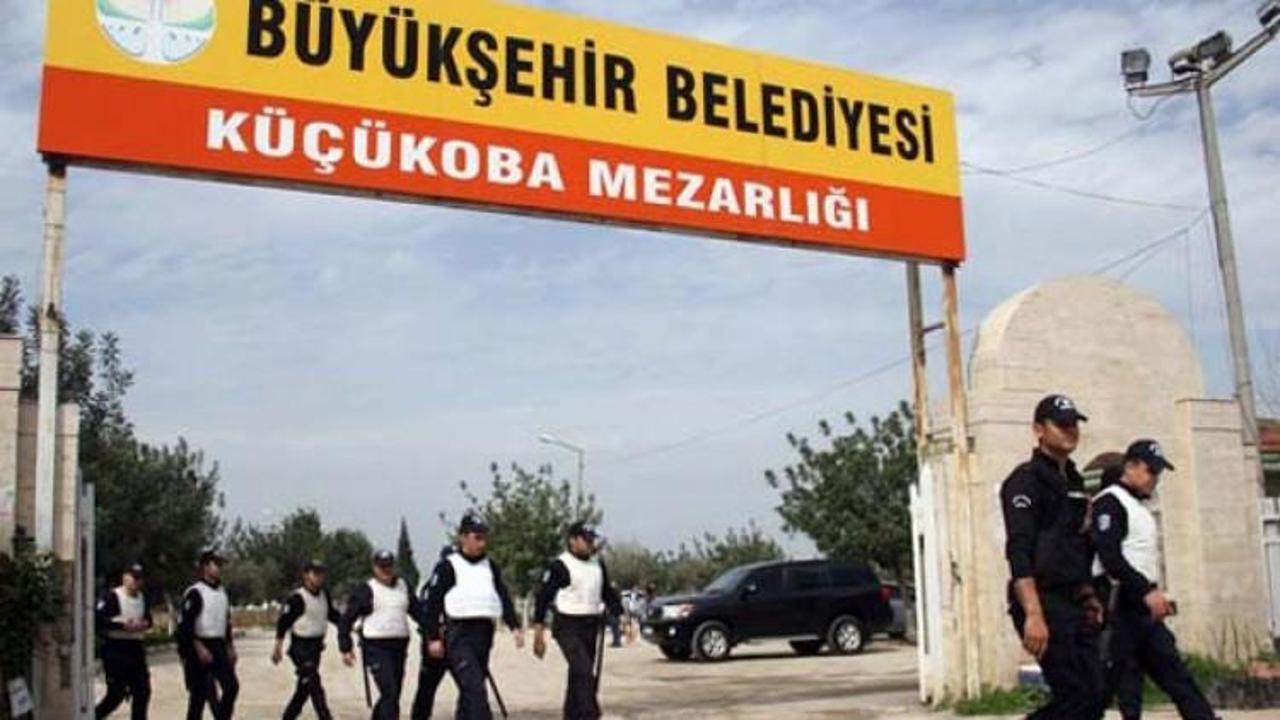 Mezarlıkta PKK propagandasına polis izin vermedi