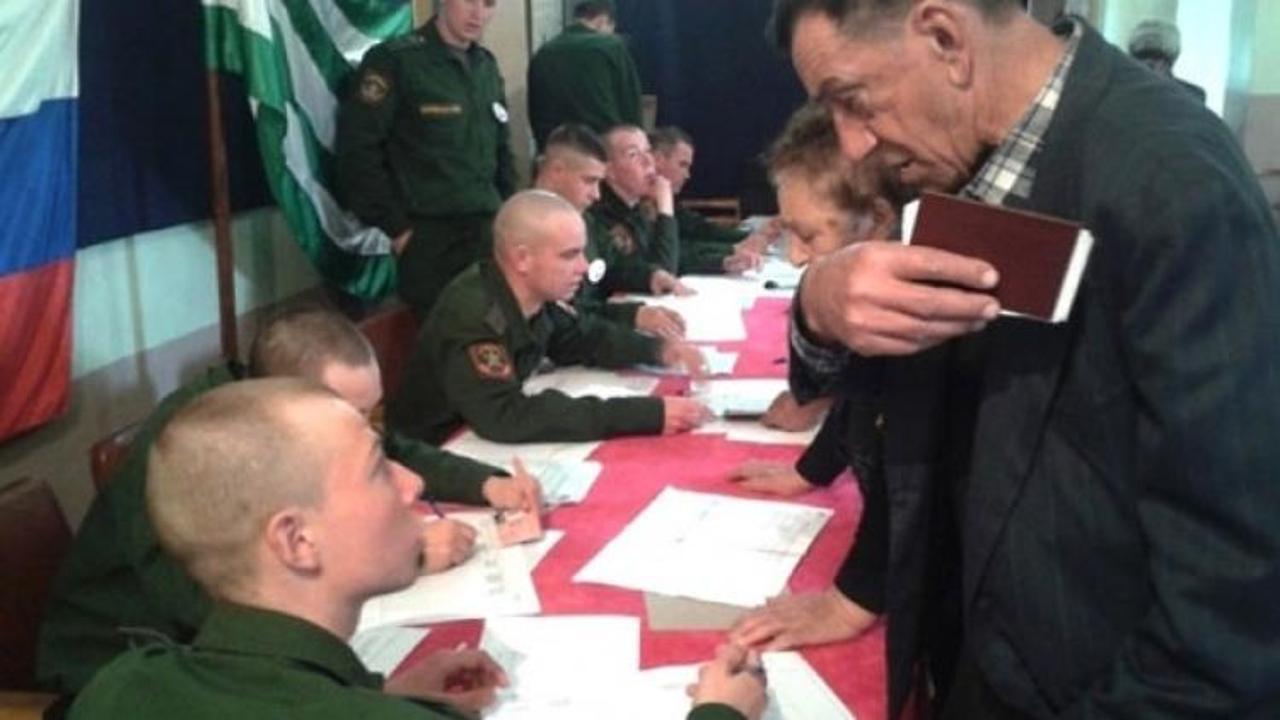 Rusya seçimlerinde Abhazya katılım rekoru kırdı