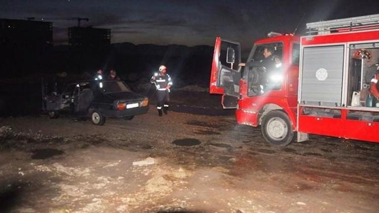 Başkent Ankara'da 8 katlı binada korkutan yangın