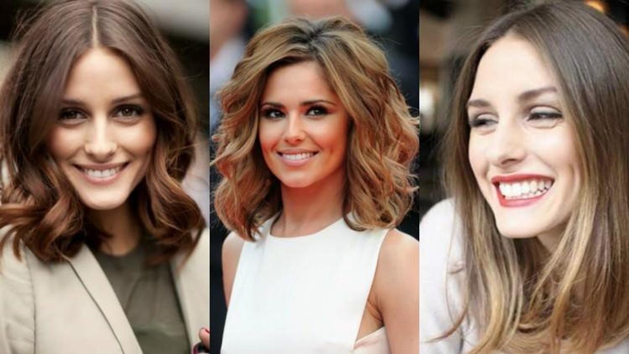 En trend orta boy saç modelleri