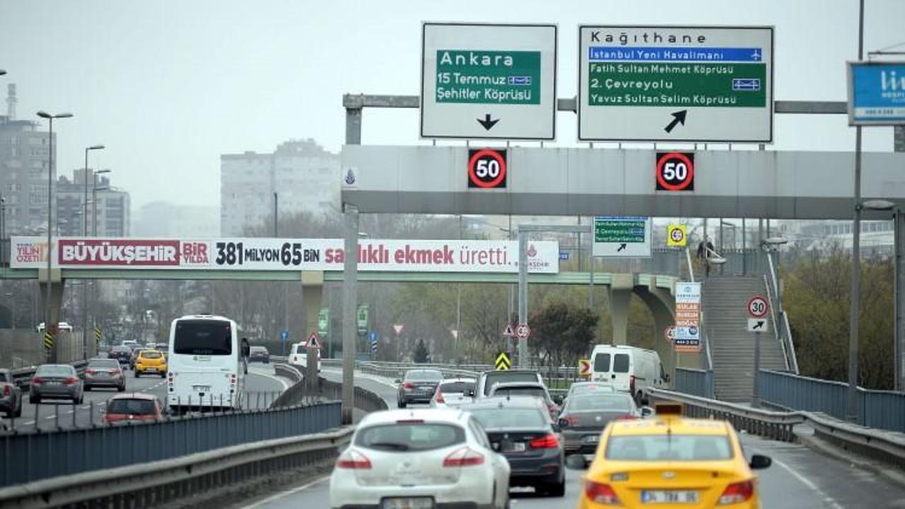 İstanbul trafiğinde dikkat çeken detay!