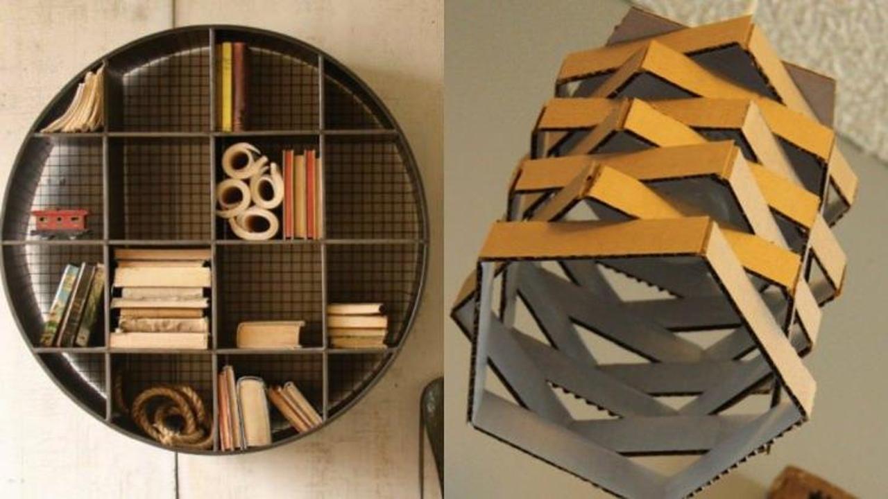 Karton ile yapılabilecek dekorasyon fikirleri