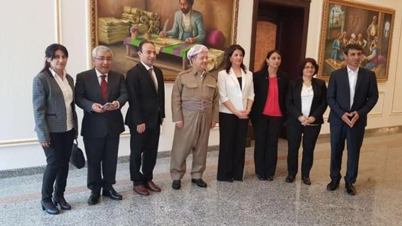 HDP heyeti Barzani'ye koştu!