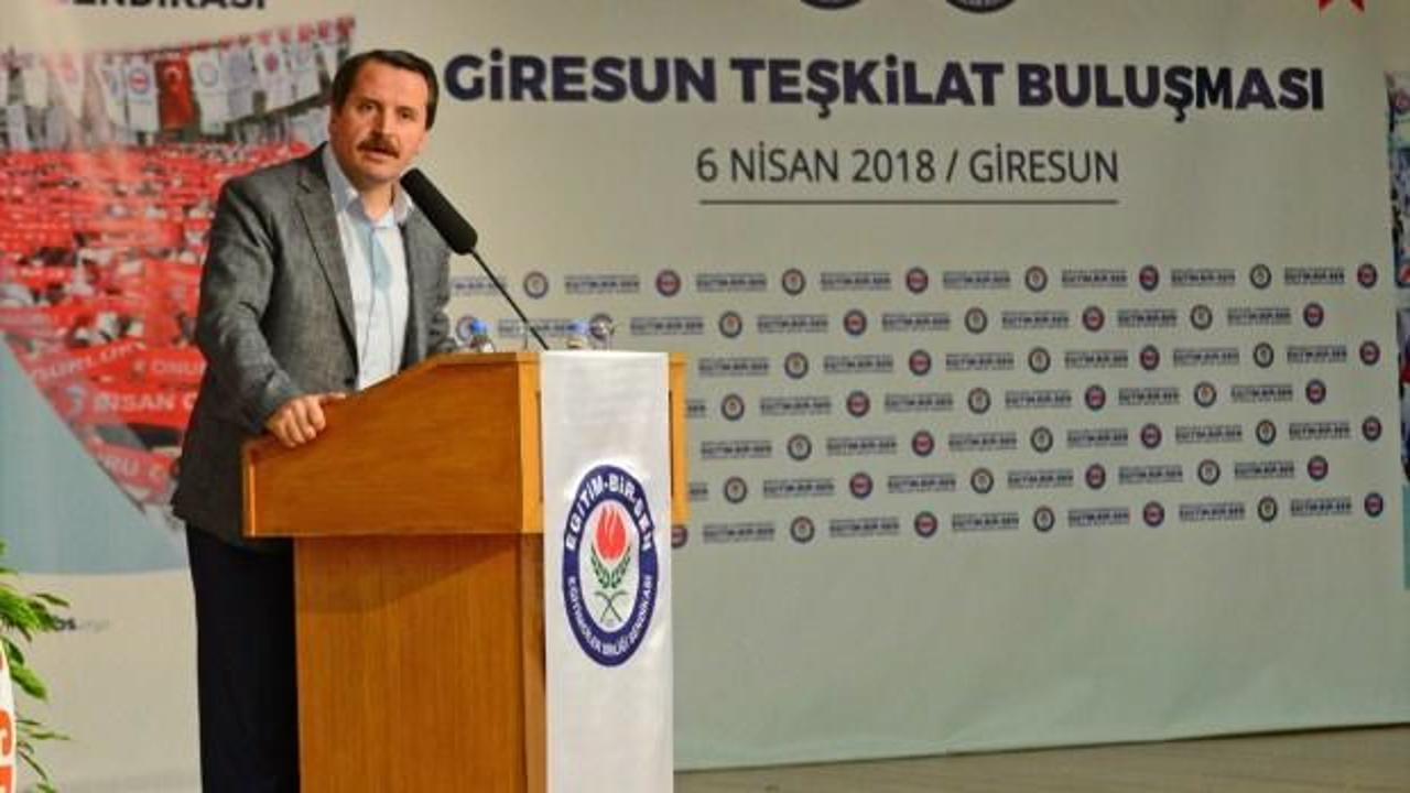 Memur-Sen Genel Başkanı Yalçın: