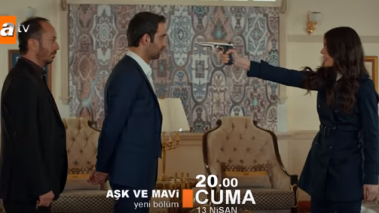 Aşk ve Mavi 61. yeni b&ouml;l&uuml;m fragmanı! Mavi, Faysal'a silah doğrultuyor!