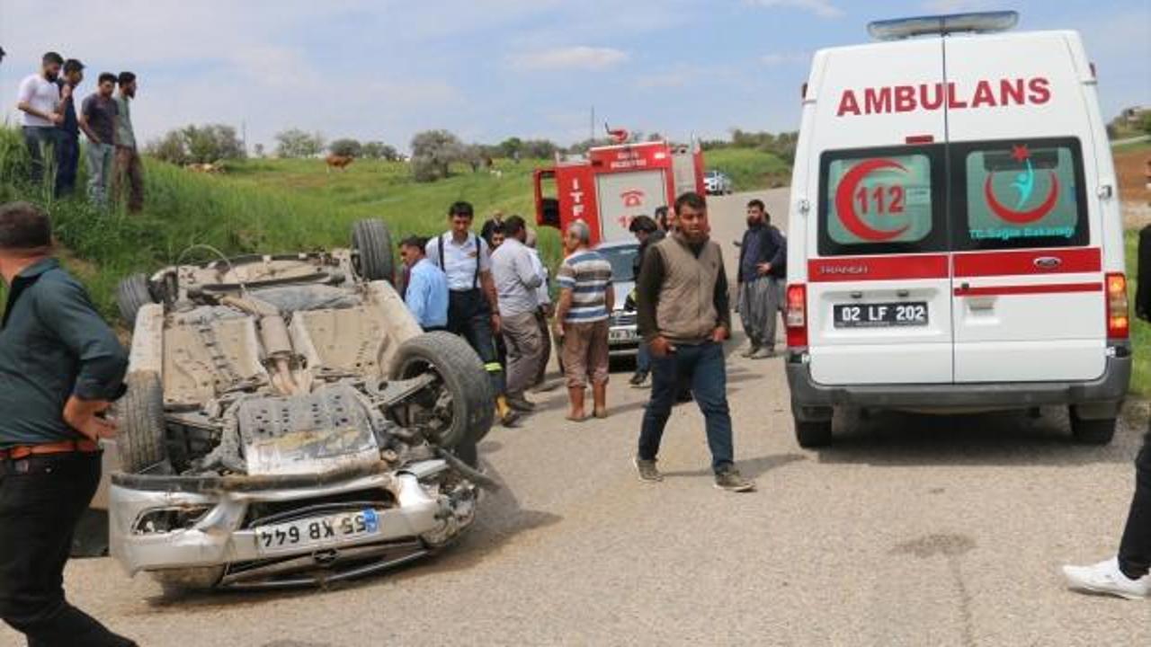 Adıyaman'da trafik kazası: 5 yaralı