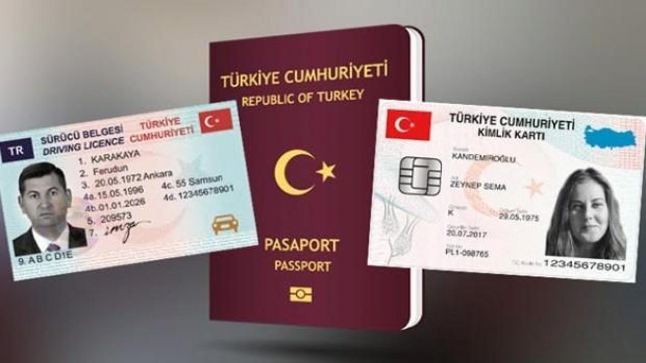 Kimlik, Pasaport, Sürücü belgesi alacaklar dikkat!