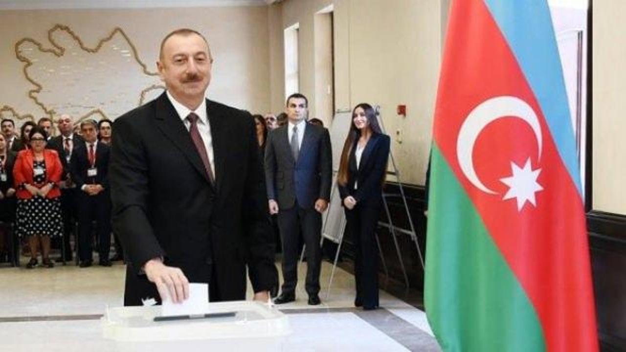 Azerbaycan'da seçimi Aliyev kazandı