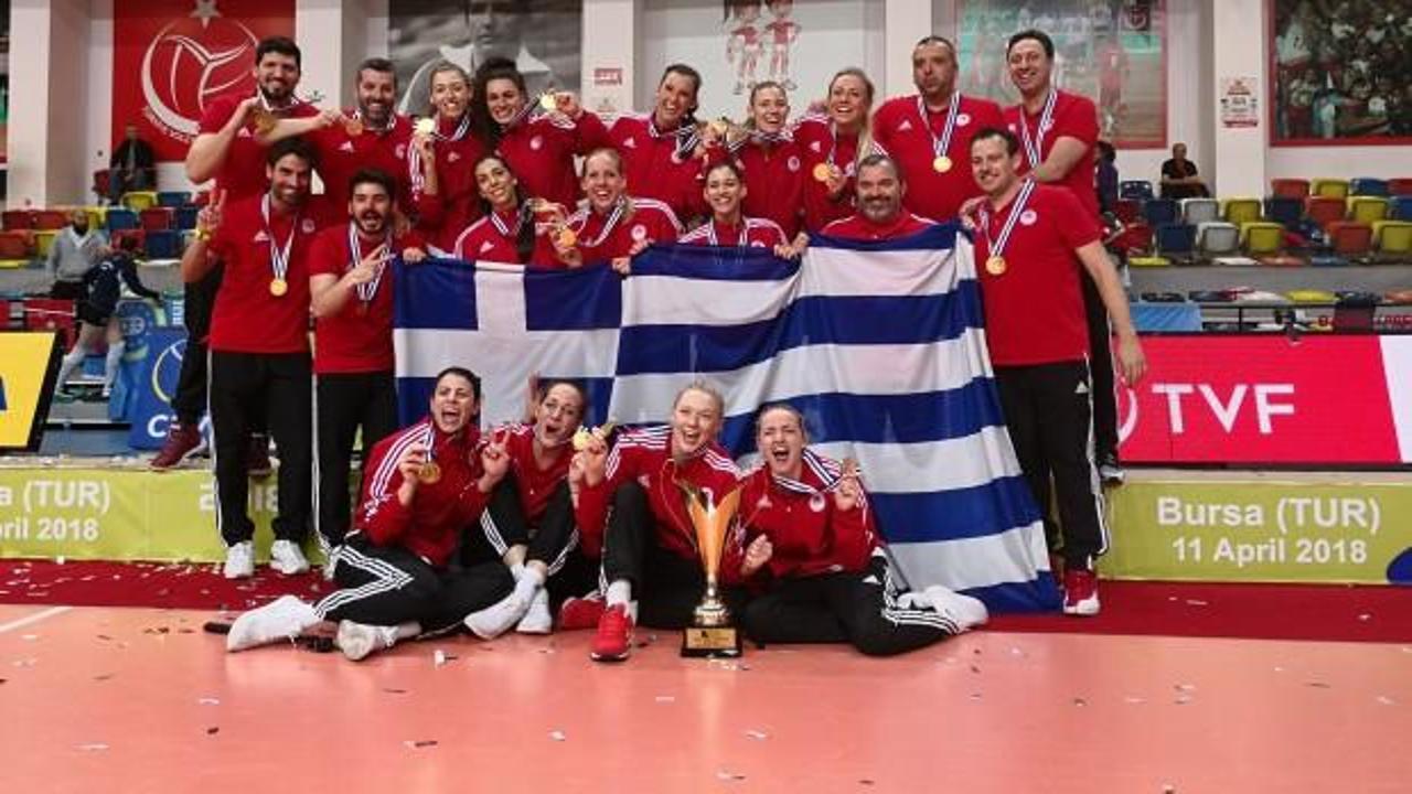 CEV Challenge Kupası Olympiakos’un