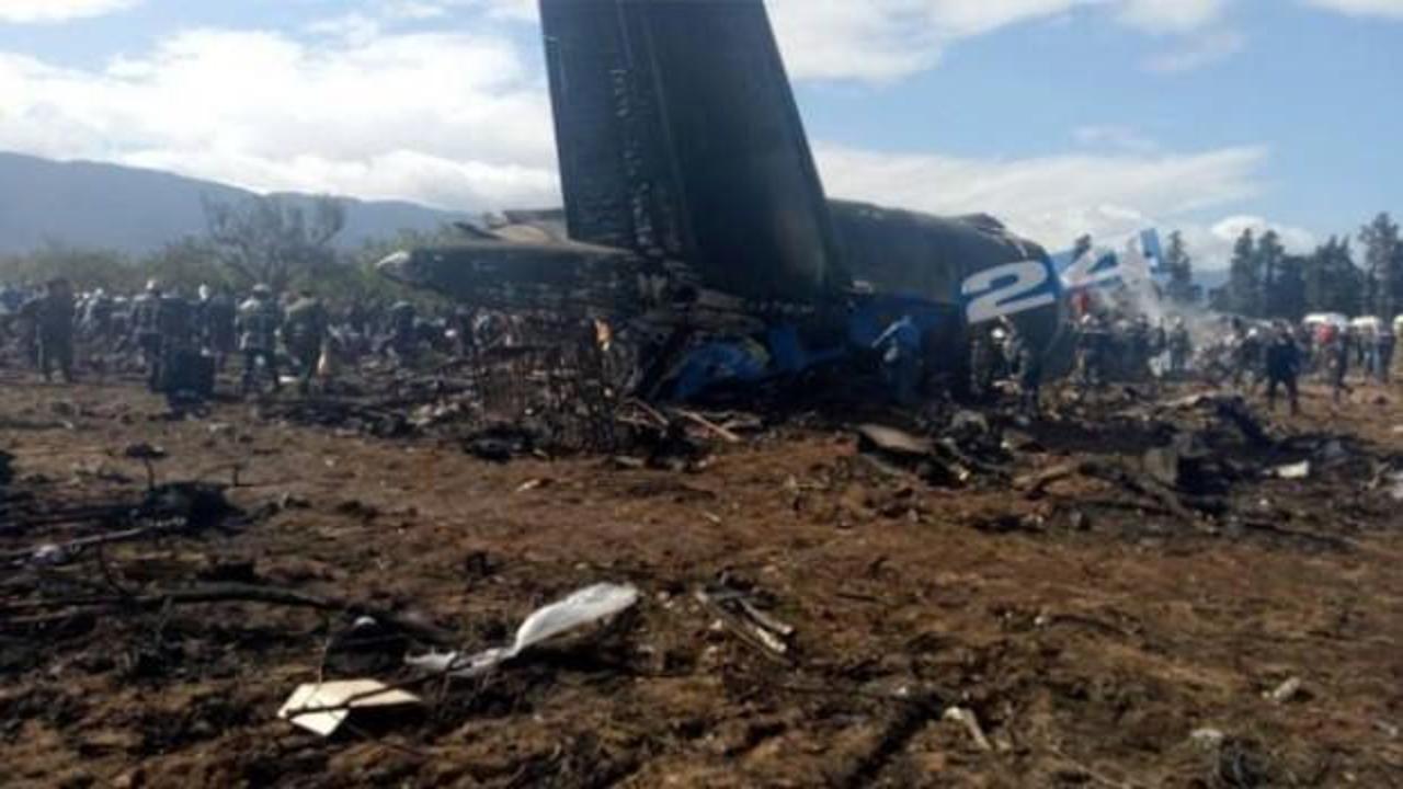 Cezayir'de uçak düştü: Korkunç bilanço...