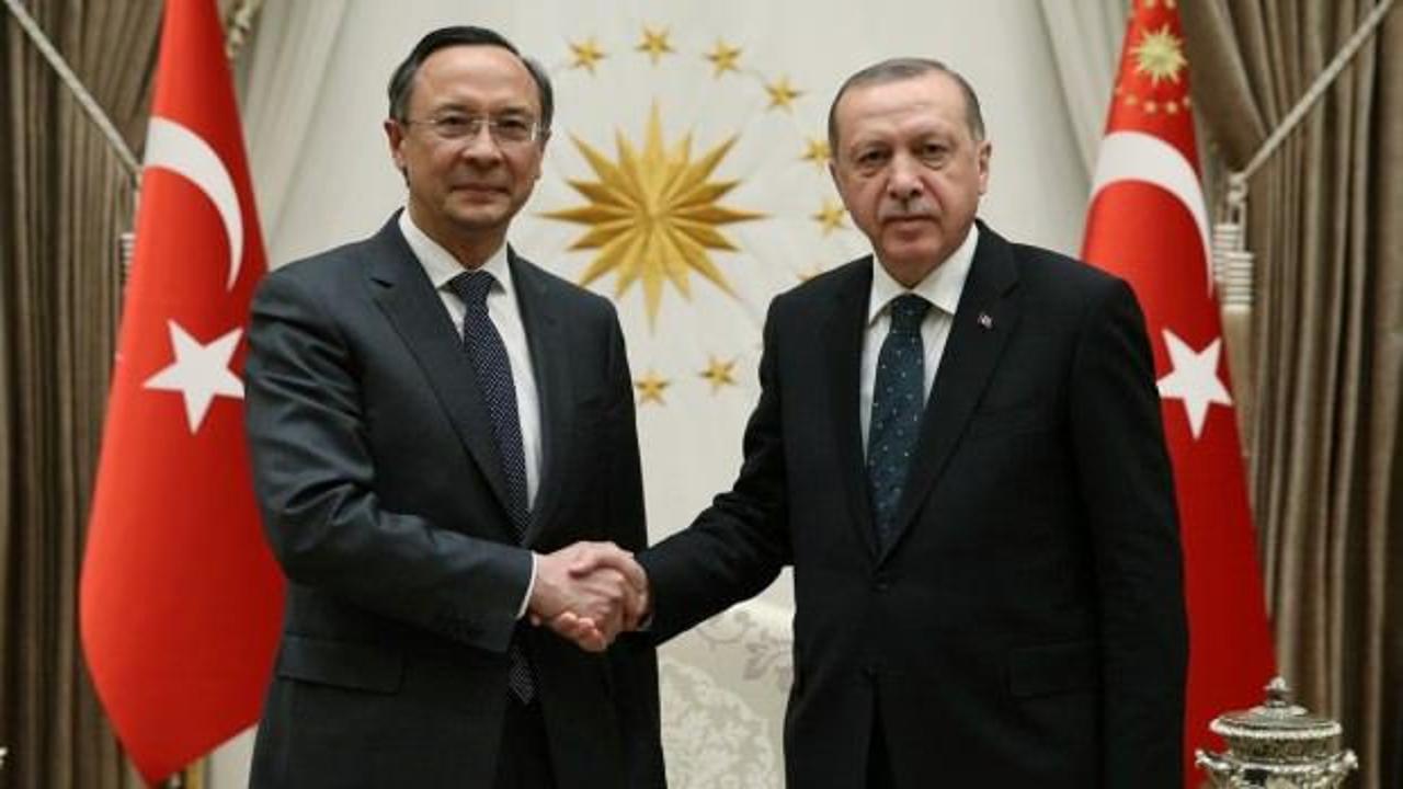 Cumhurbaşkanı Erdoğan, Abdrahmanov'u kabul etti