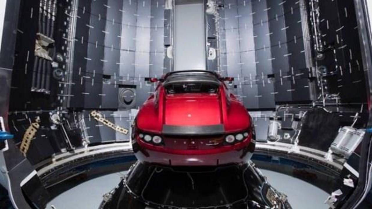 Uzaya giden Tesla'da yerli parça!