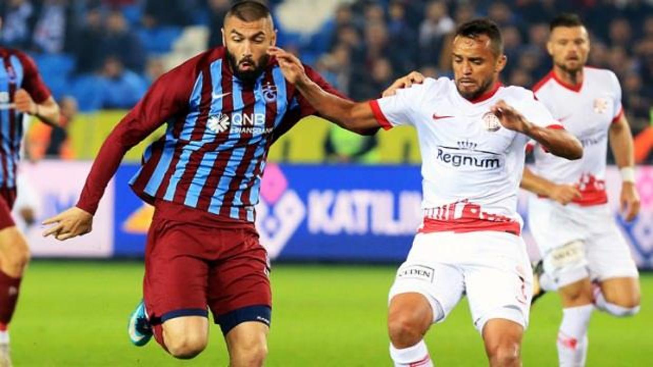 Antalyaspor-Trabzonspor maçının saati değişti!