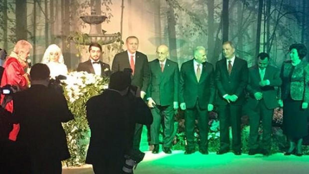Erdoğan Yargıtay Başkanı'nın oğlunun nikahında