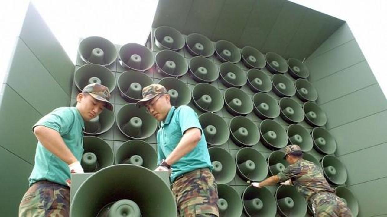 G. Kore, K. Kore sınırındaki hoparlörleri kapattı