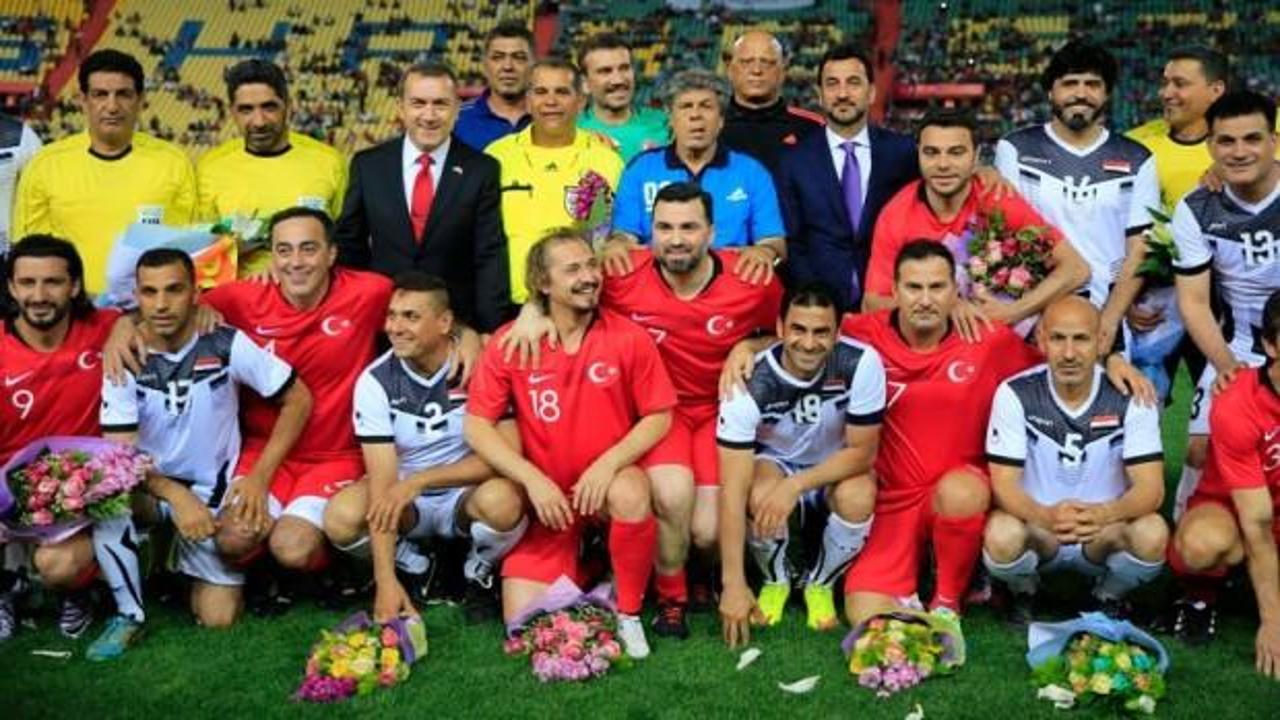 Irak'taki dostluk maçını Türkiye kazandı