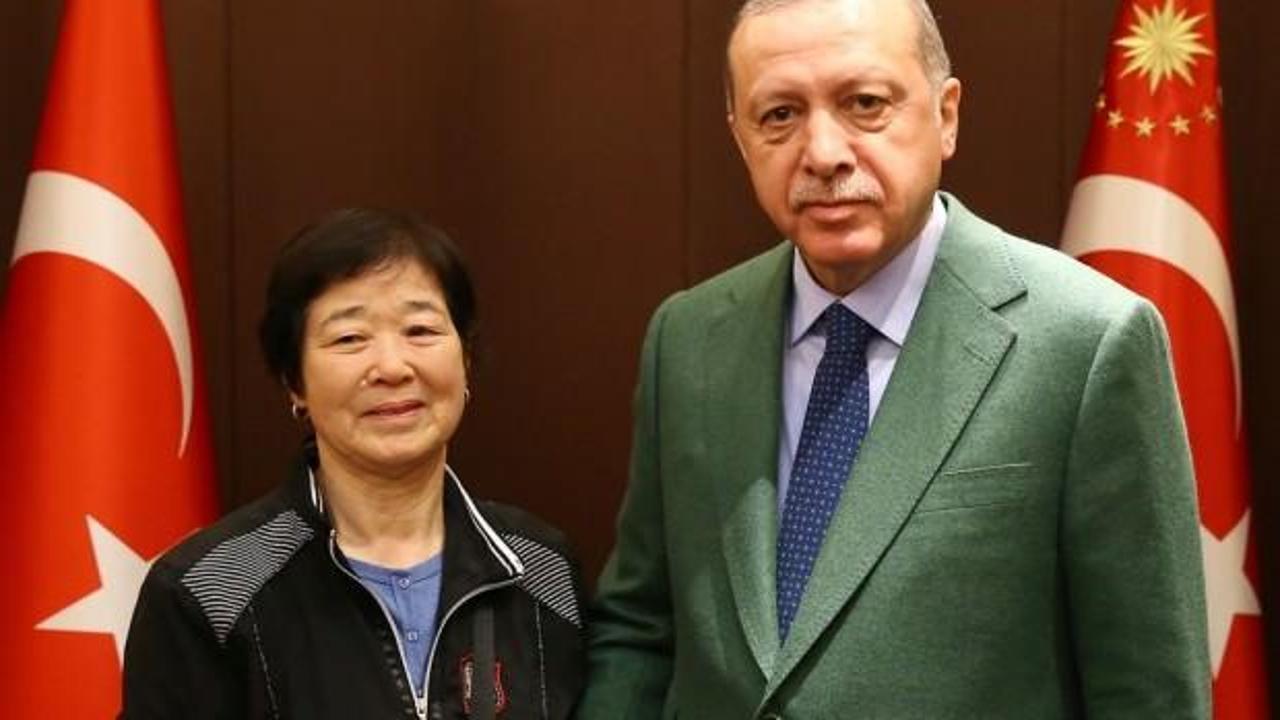 Cumhurbaşkanı Erdoğan 'Ayla'yı kabul etti