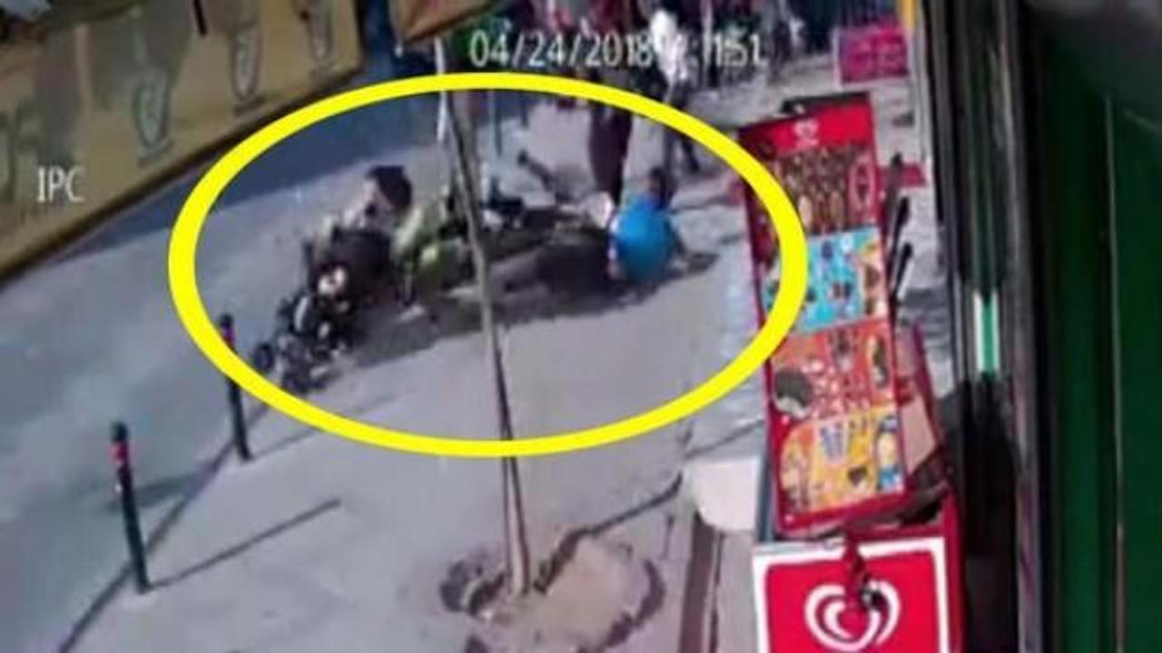 İstanbul'da 'tek teker magandası' dehşet sa&ccedil;tı