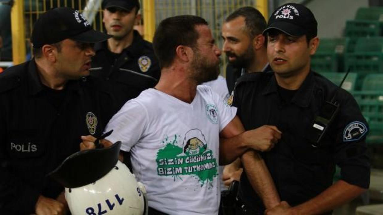 Konyasporlu 2 taraftara gözaltı