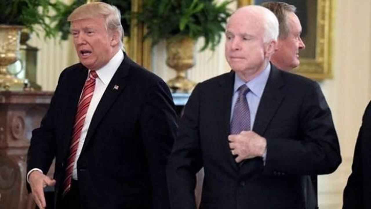 McCain'den Trump'a sert suçlama