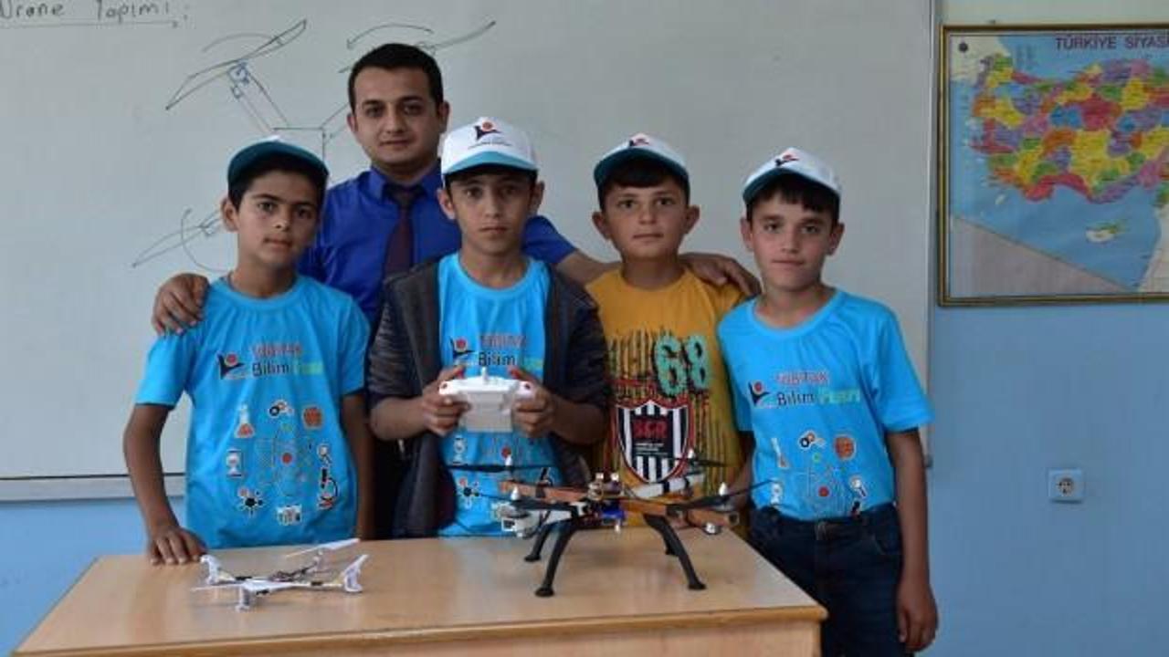 İşte Türkiye'nin geleceği! Öğrenciler drone yaptı
