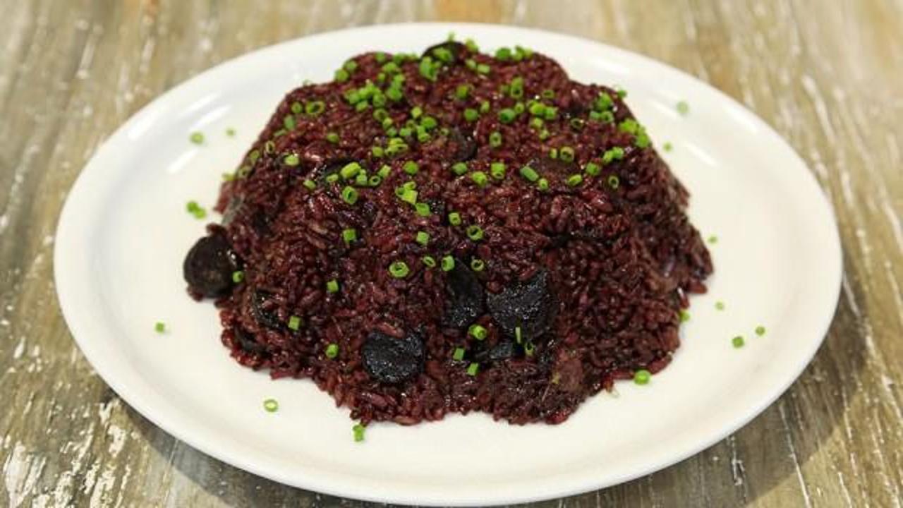 Mor pilav nasıl yapılır? 