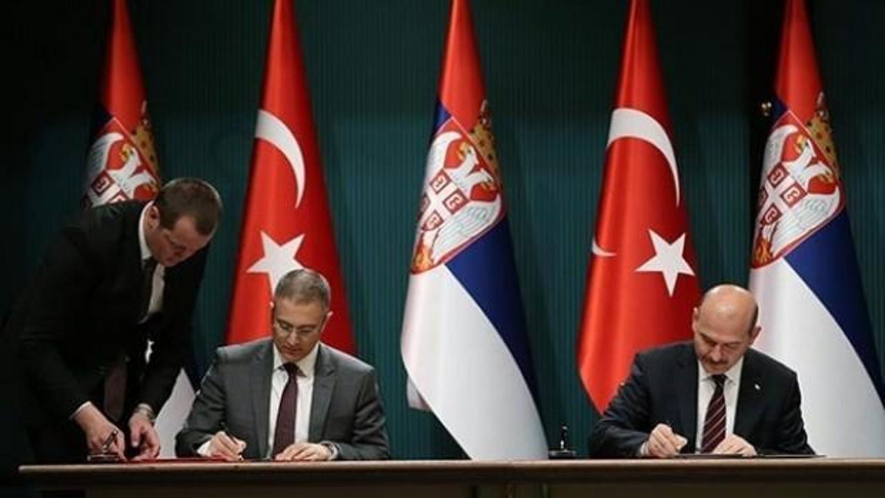 Türkiye ve Sırbistan arasında imzalar atıldı