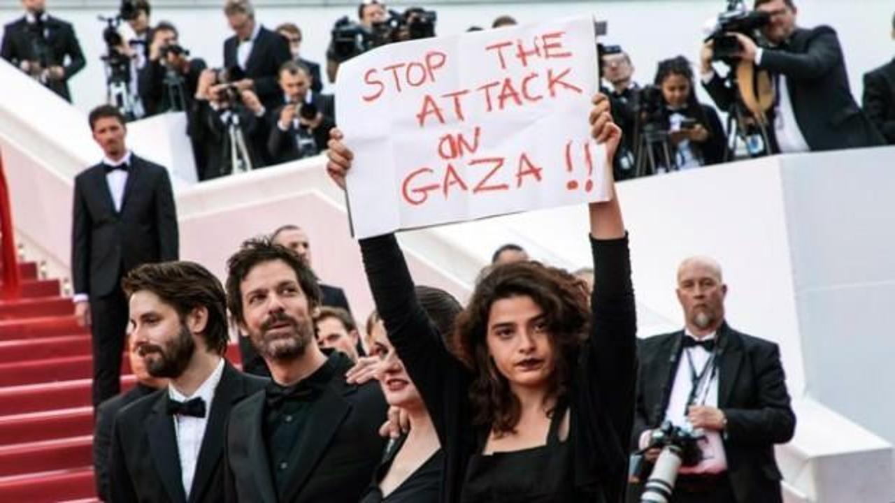 Lübnanlı oyuncudan Fransa'da 'Filistin' mesajı!