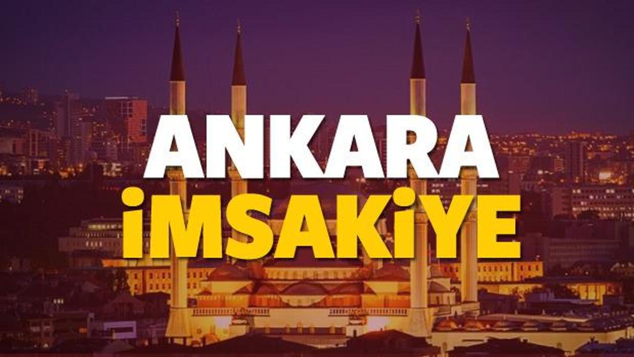 2018 Ankara imsakiye sahur ve iftar vakti! Diyanet ezan saatleri... 