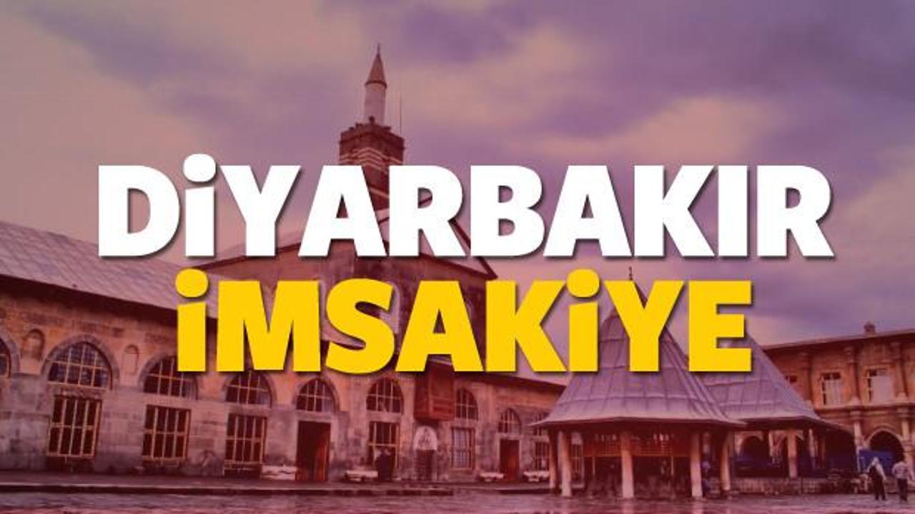 2018 Diyarbakır imsakiye sahur ve iftar vakti! Sabah ve Akşam ezanı saati...