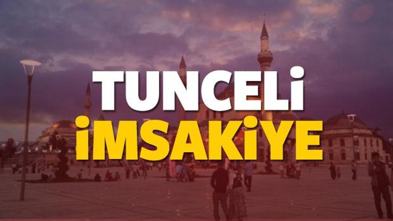 2018 Tunceli imsakiye sahur ve iftar vakti! Sabah ve Akşam ezanı saat...
