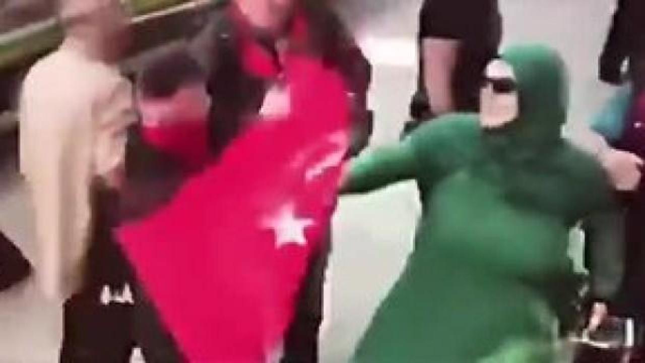 Bayrağı PKK'lılara vermeyen kadın konuştu! 