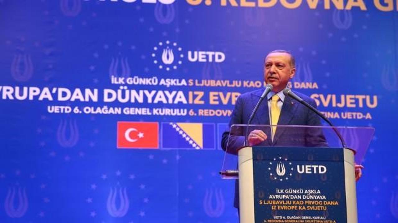 Erdoğan'dan Avrupalı Türklere kritik çağrı