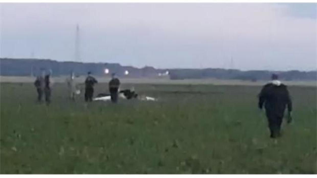 Sırbistan'da uçak düştü