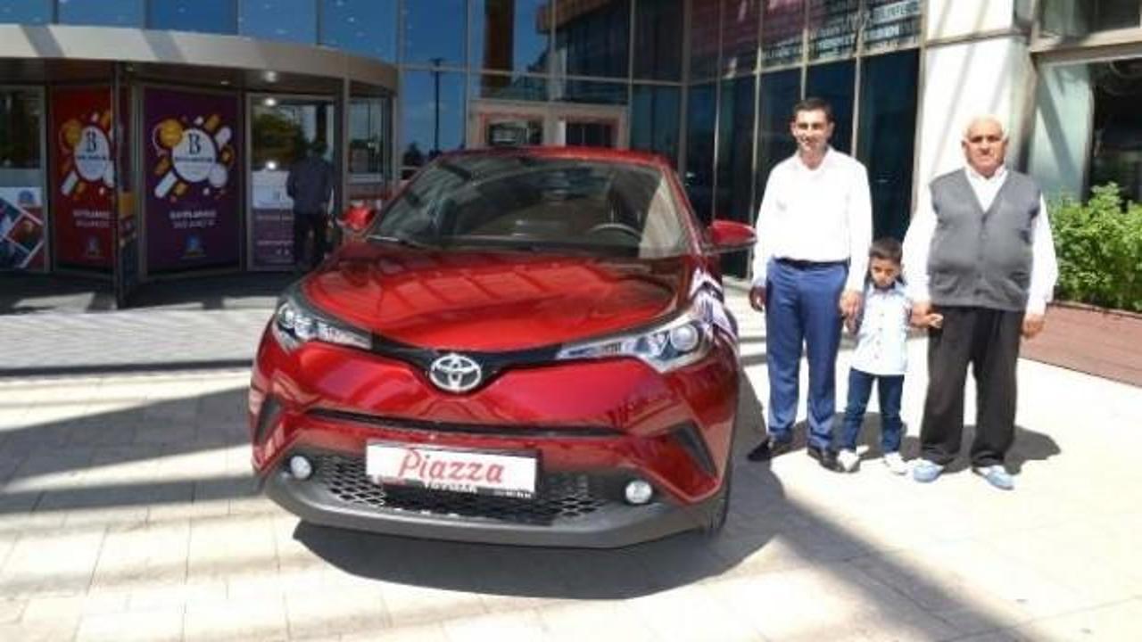 150 lirayla 122 bin liralık otomobilin sahibi oldu