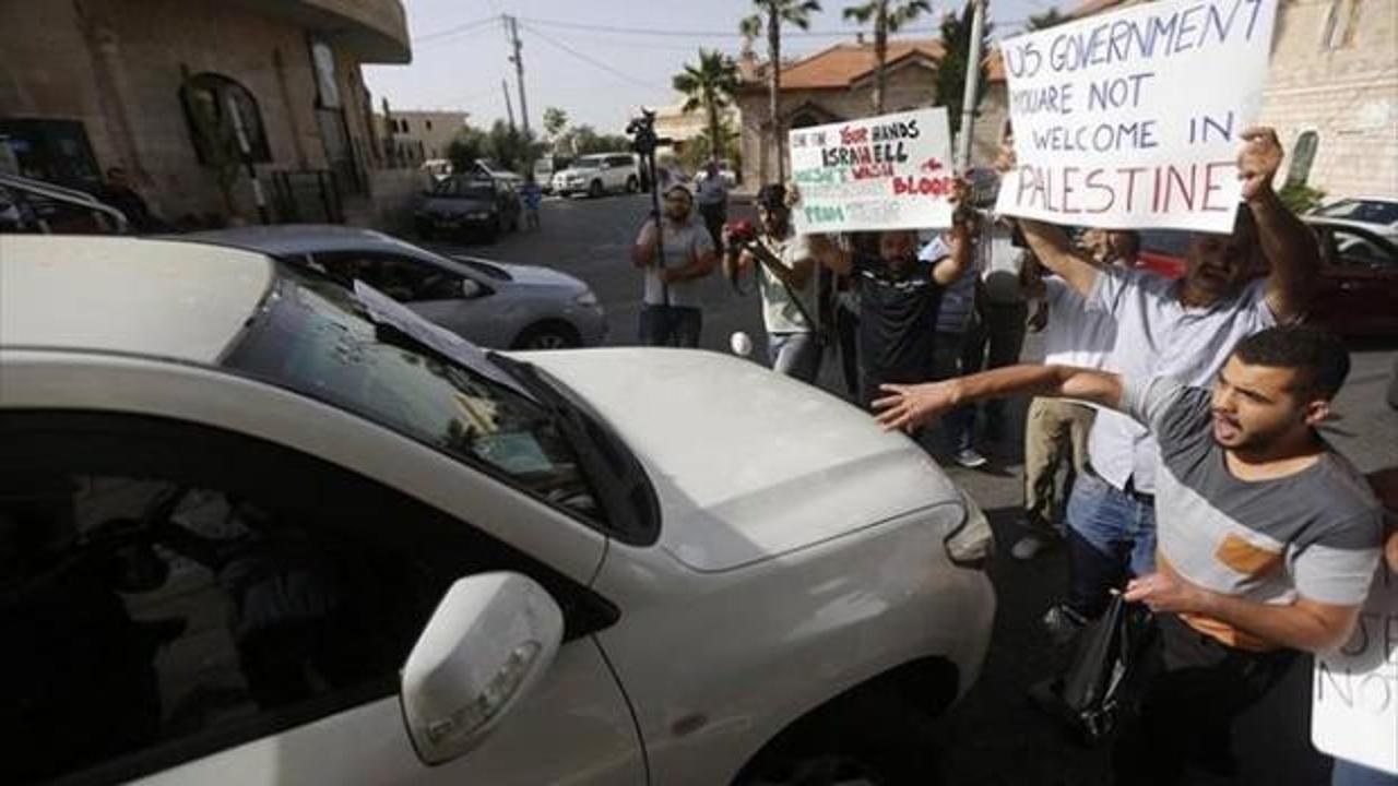 ABD’li heyet Beytüllahim’de protesto edildi  