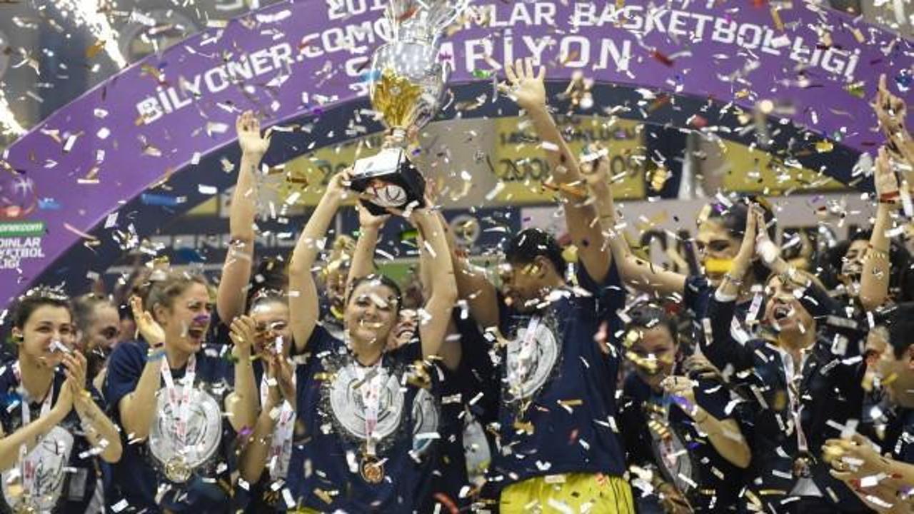 Kadınlar Basketbol Ligi şampiyonu Fenerbahçe