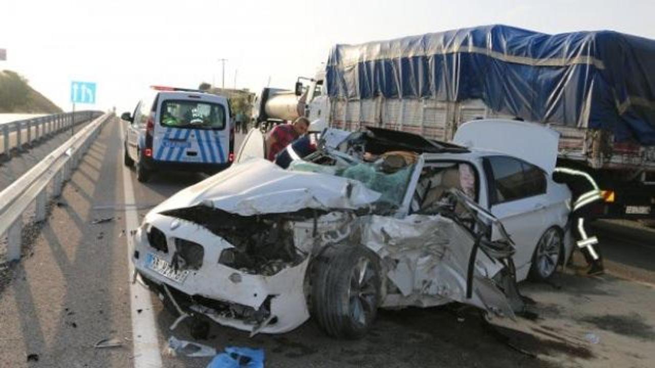 Manisa'da kaza: 1 ölü 3 yaralı