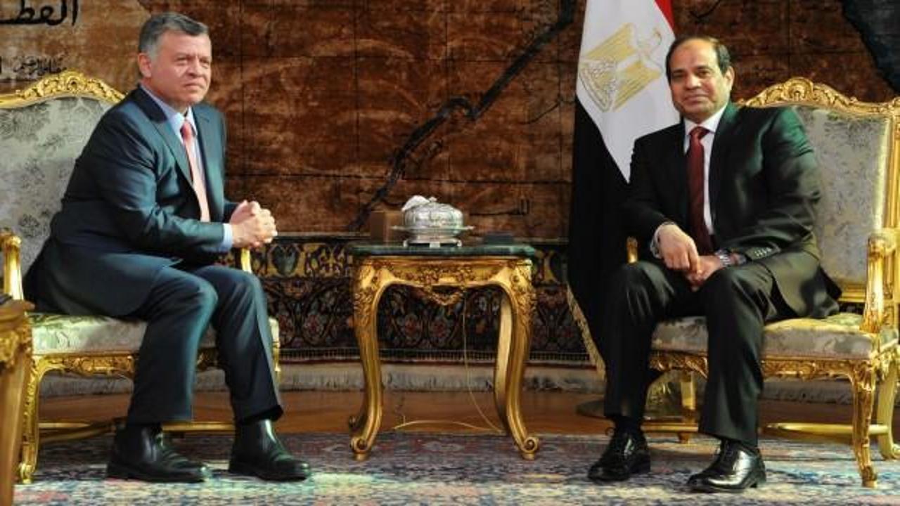 Sisi ve Abdullah'tan ortak Filistin açıklaması