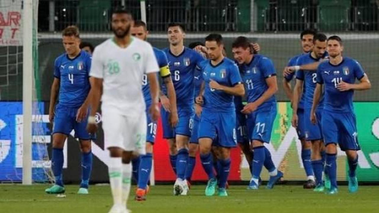 İtalya, Suudi Arabistan'ı 2 golle geçti!