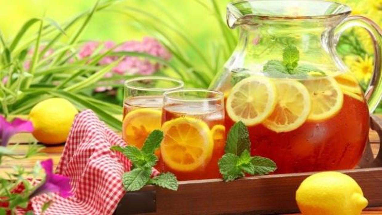 Evde soğuk çay nasıl yapılır? 
