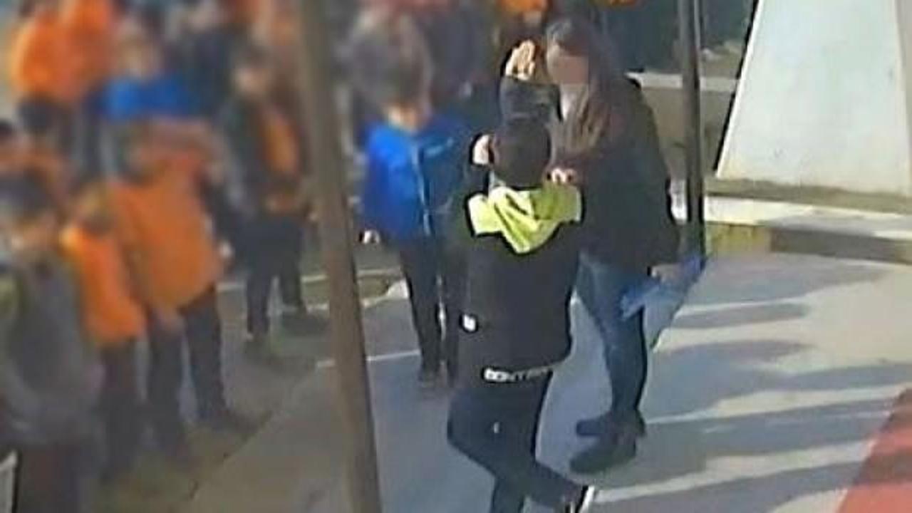 Okulda utandıran g&ouml;r&uuml;nt&uuml;! 