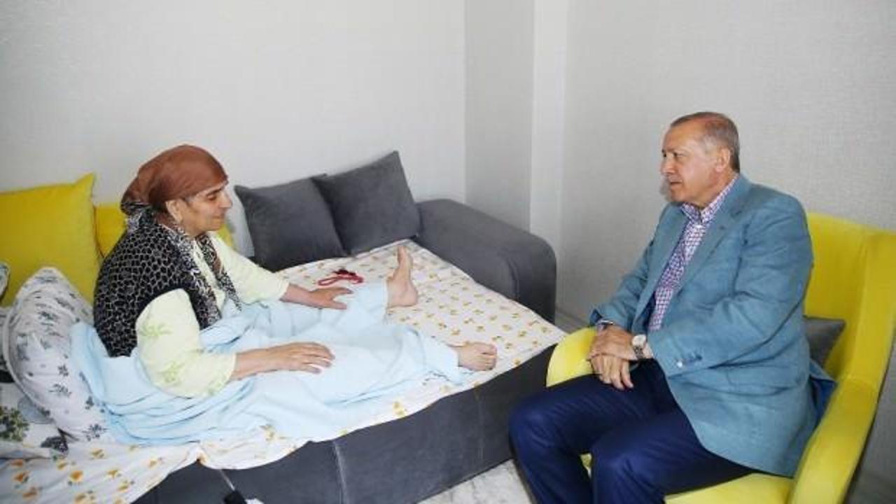 Kanser hastası kadının son isteğiydi! Erdoğan...
