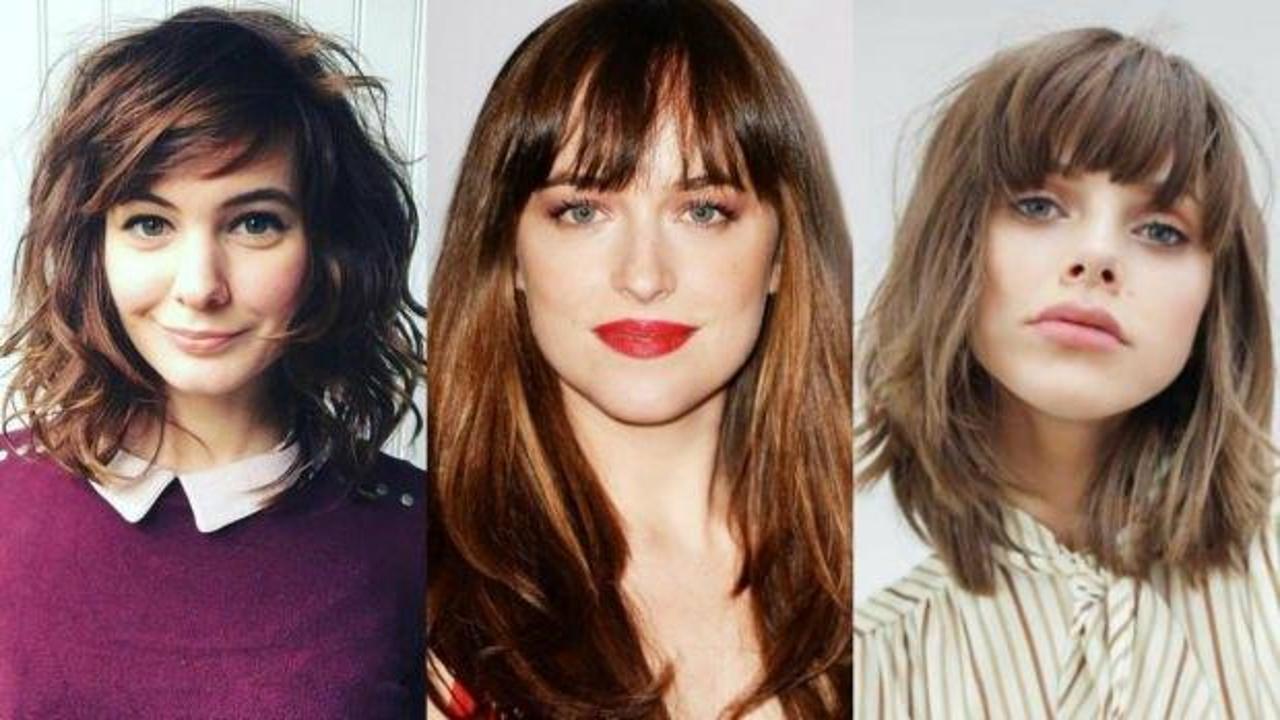 Yüz şekline göre saç modelleri