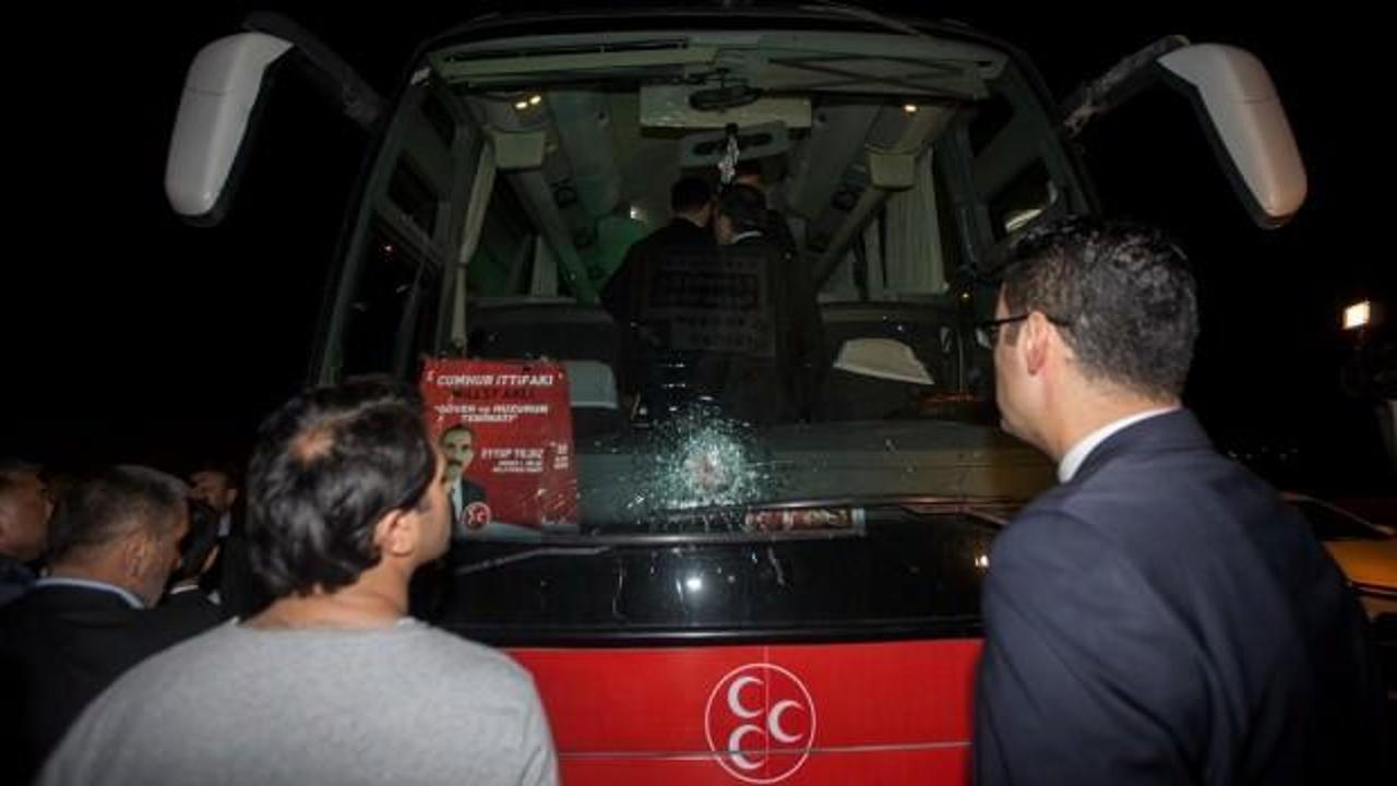 Başkent’te MHP konvoyuna saldırı!
