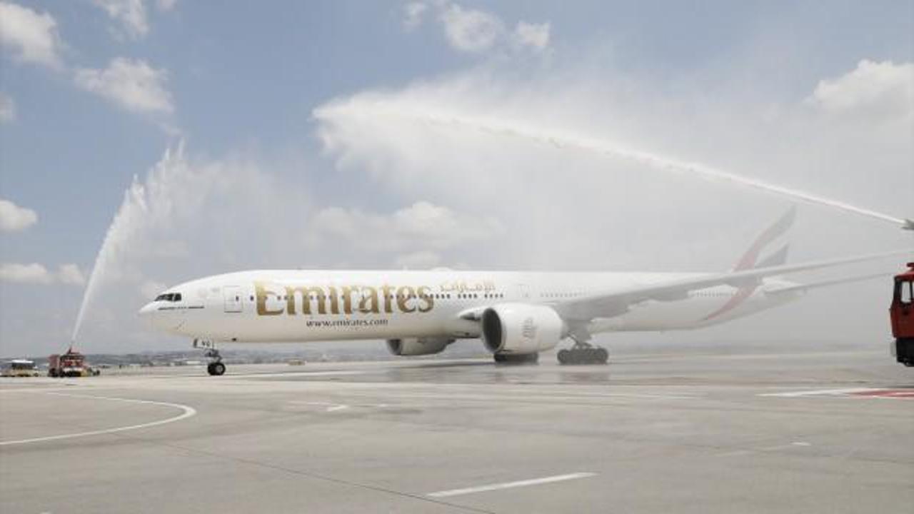 Emirates, Sabiha Gökçen'den Dubai uçuşlarına başladı